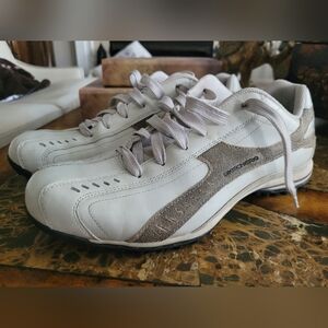 Skechers White and Gray Men's Sneakers